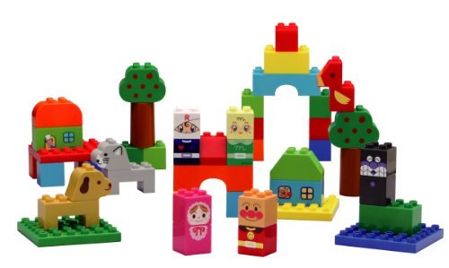 バンダイ アンパンマン ブロックラボ ワールドシリーズ アンパンマンとなかよしどうぶつバケツ - 3