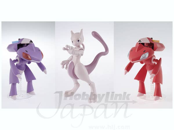 ポケモンプラモコレクション No.31+32+33 赤いゲノセクト & ゲノセクト & ミュウツー - 2