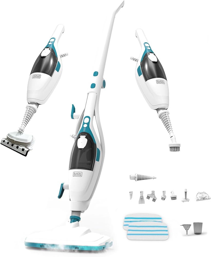 ブラック・アンド・デッカー 2in1スチームモップ&クリーナー FSM1210 - 3