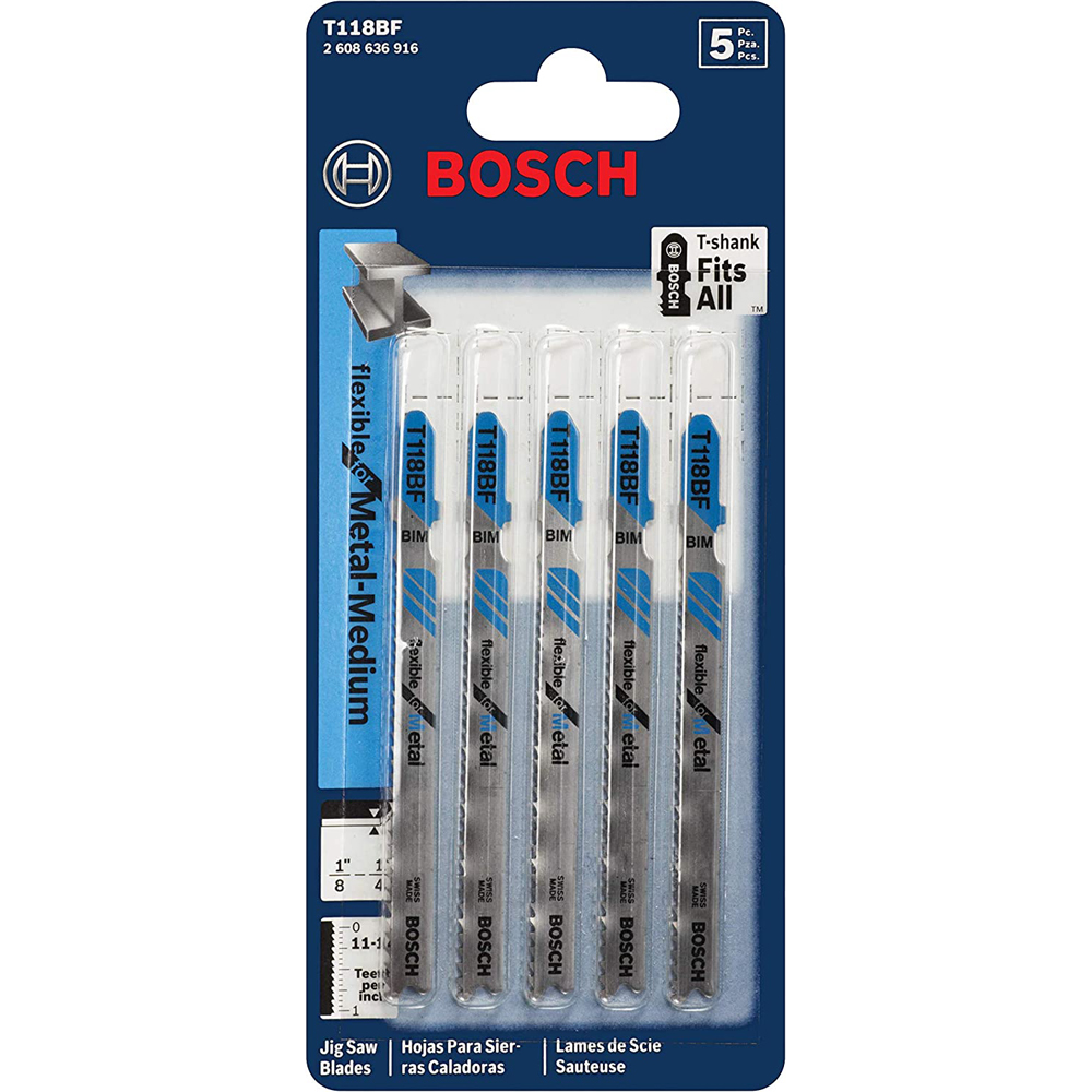 ボッシュ T-118BF ジグソーブレード 5枚入り - 3