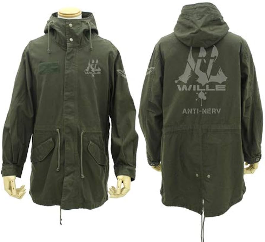 エヴァンゲリオン WILLE & KREDIT ジップパーカー / モス XL - 2
