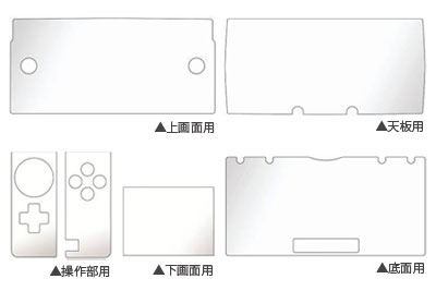 CYBER・本体＆液晶保護フィルムセット（3DS用） - 2