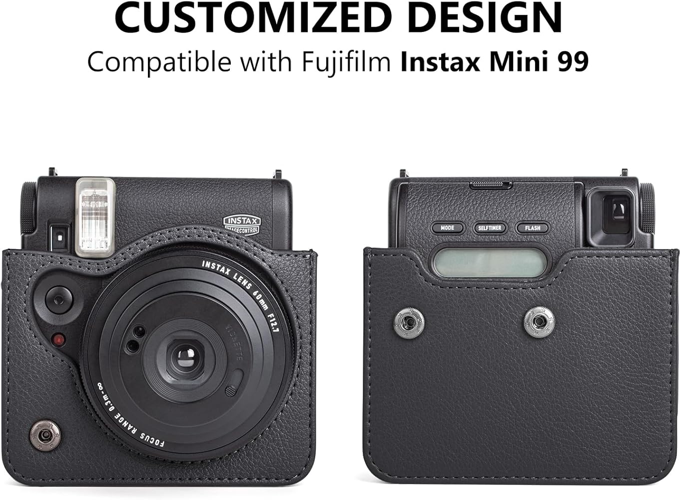 FUJIFILM instax mini 99 カメラケース ブラック - 3
