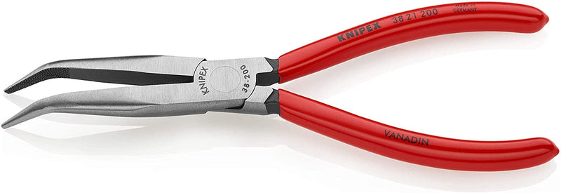 KNIPEX 200mm メカニック用ベンテッドノーズプライヤー