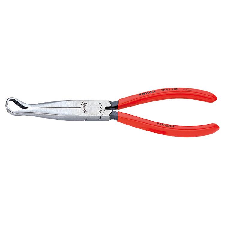 KNIPEX 200mm メカニック用ベンテッドノーズプライヤー - 3