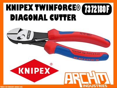 Knipex ツインフォース® ハイレバレッジ ダイアゴナルカッター 180mm - 3