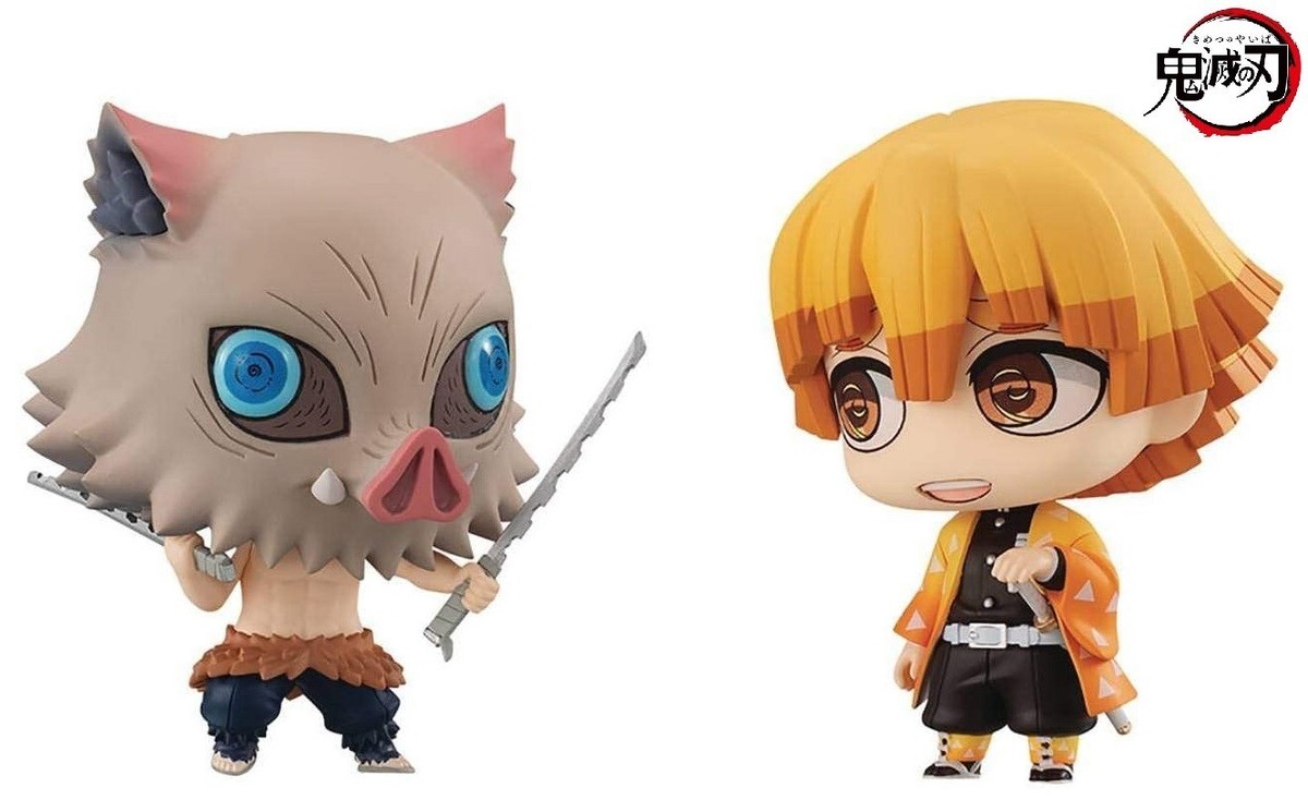 鬼滅の刃：善逸＆猪頭セット チミメガバディシリーズ ミニフィギュア（特典付き） - 3