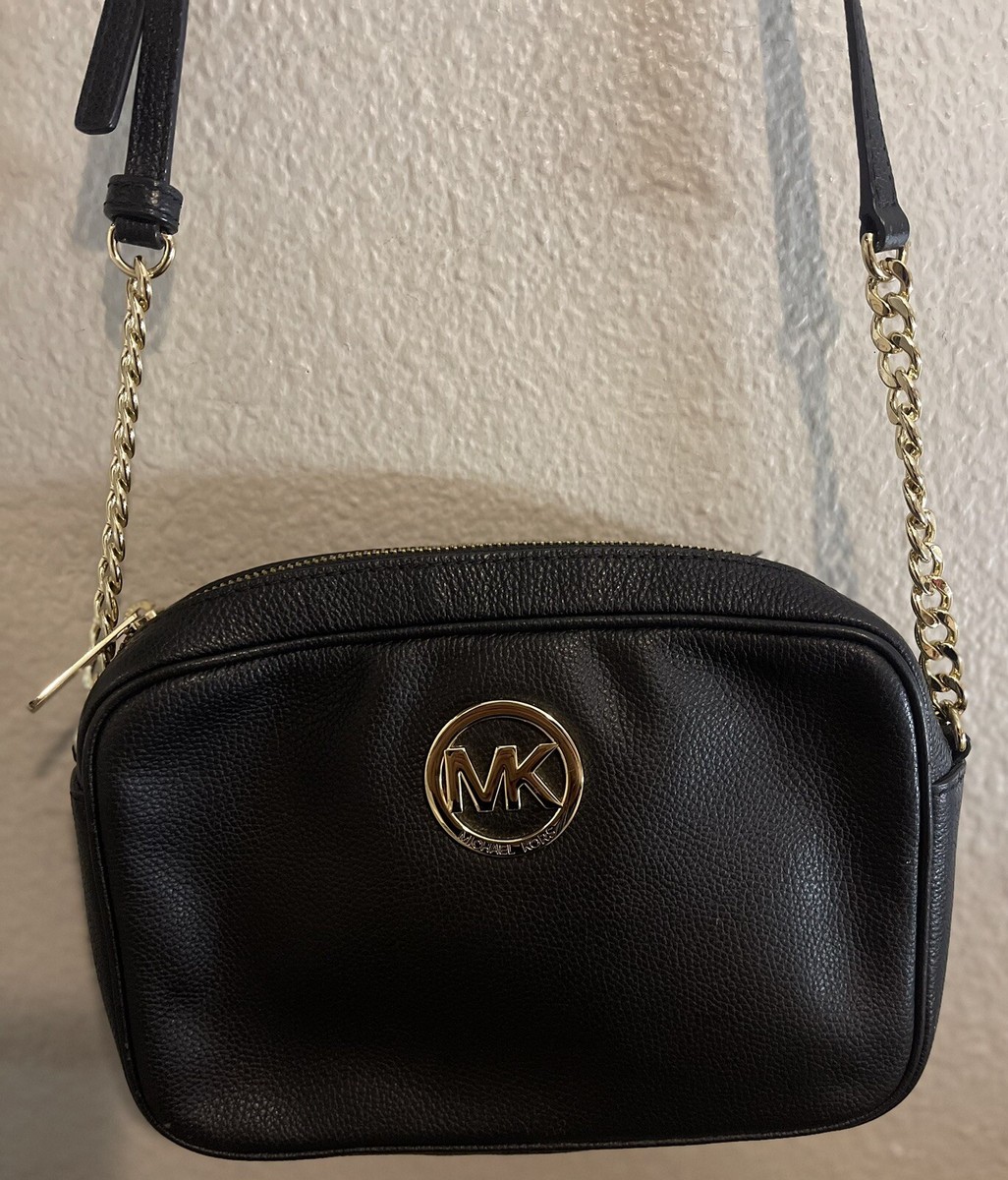 マイケル・コース ブラック クロスボディ バッグ ゴールド アクセント - 2