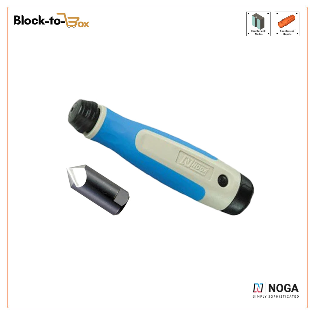 NOGA K1内外径用カウンターシンク90°MT-2シャンク - 2