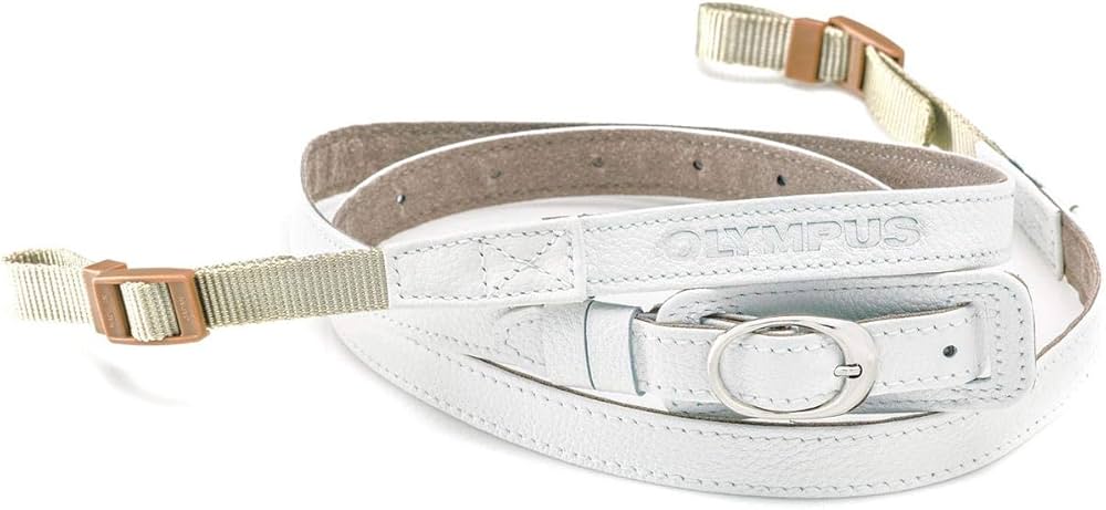 OMシステム CSS-S109LL II ホワイトレザーショルダーストラップ - 2