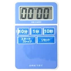 ドリテック デジタルタイマー「バイブカード」 T-155BL
