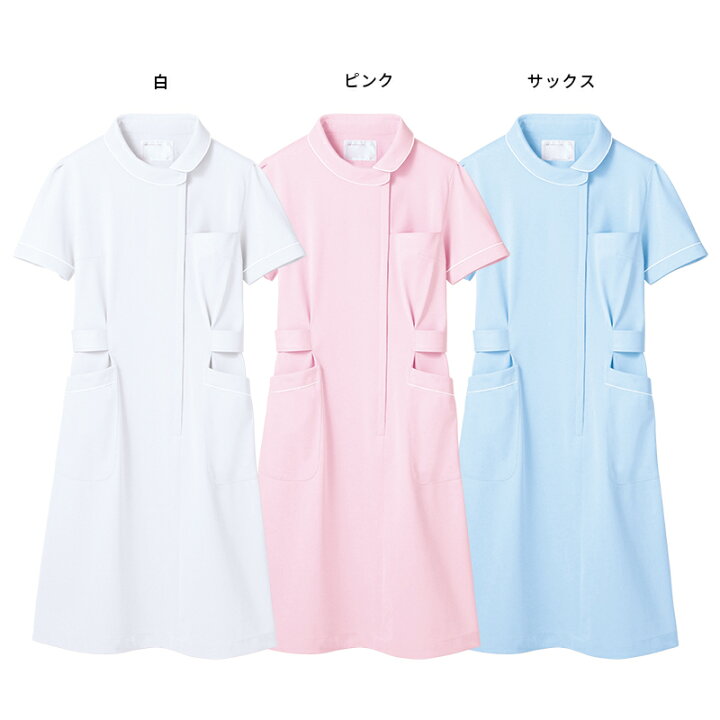 ナースワンピース(半袖) 4L 73-1472(シロ) - 3