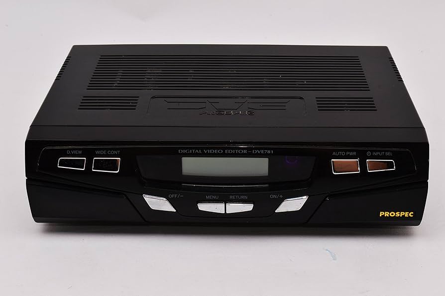 PROSPEC デジタルビデオ編集機 サラウンド機能搭載 ハイエンドモデル ブラック DVE781