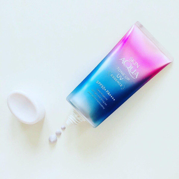 ロート製薬 スキンアクア トーンアップUVエッセンス - ラベンダー