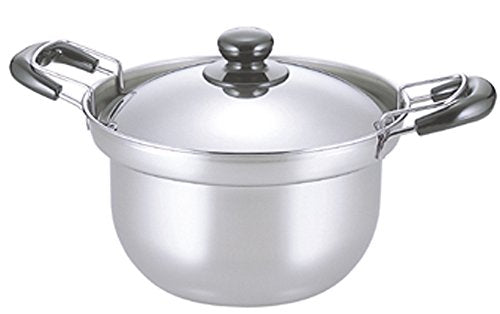 SHIMOMURA株式会社 22cm 両手鍋 ザル付き