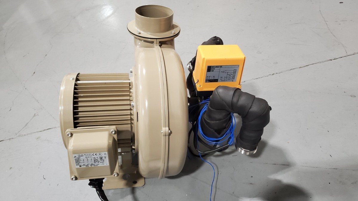 昭和電機 電動送風機 コンパクトシリーズ（0.4kW）右回転 下部水平吐出 EC-04S - 2