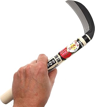 豊稔 萬作 片刃薄鎌 安来鋼付195mm HT-0368 - 2